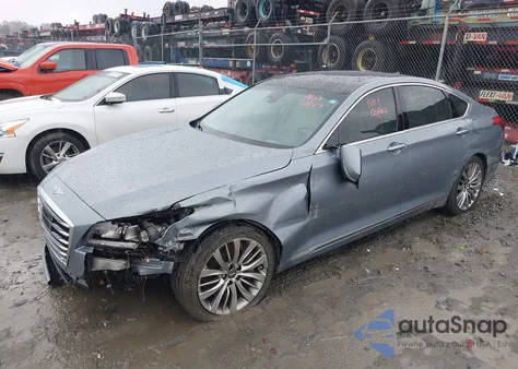 2017 Genesis G80 5.0 Ultimate from USA, damaged, VIN KMHGN4JF0HU206364